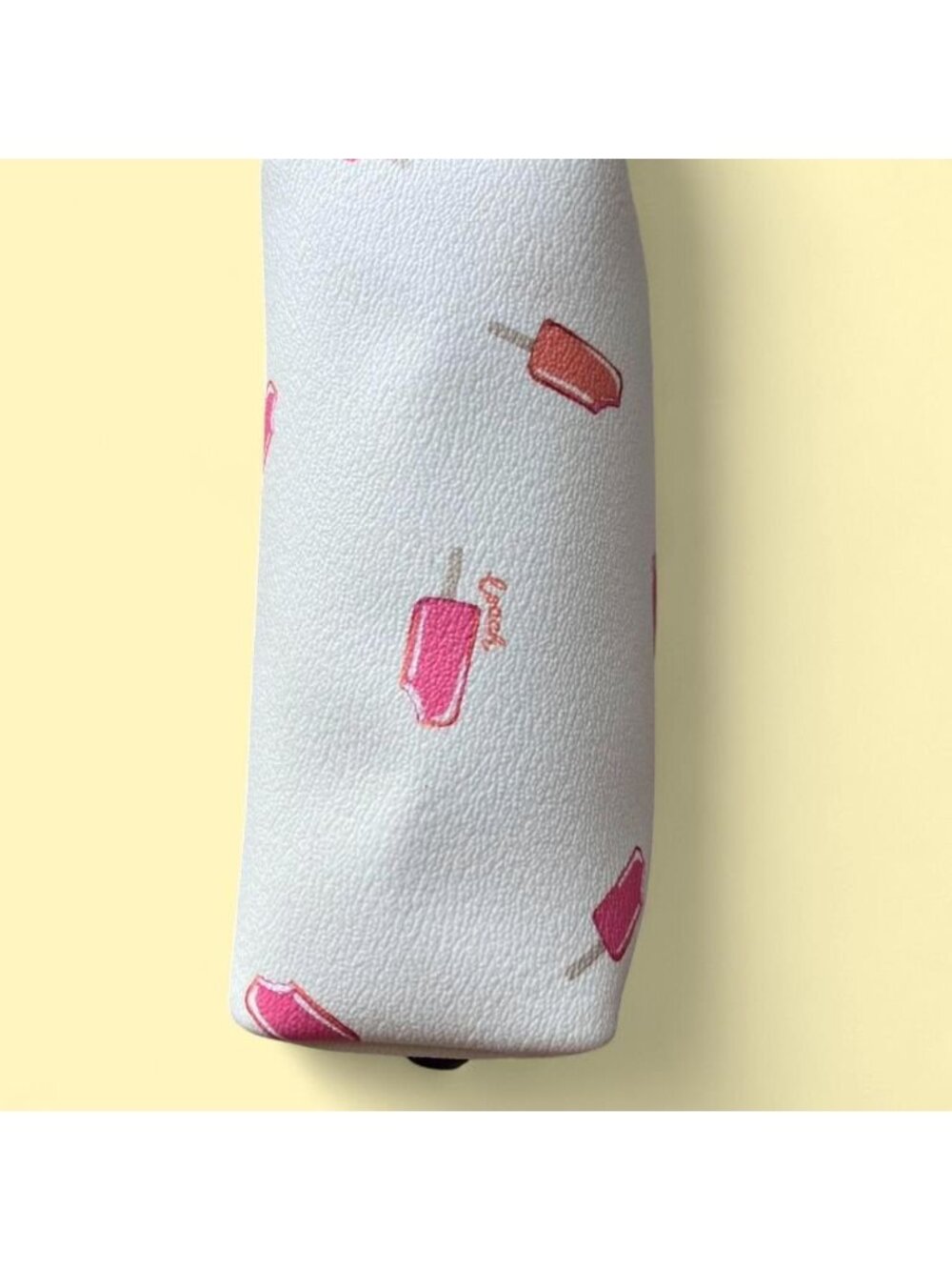 Coach White & Pink Ice Cream Lollipop Makeup Travel Cosmetic Bag Y2K Summer - Picture 4 of 7